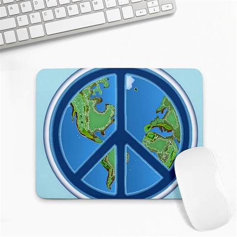 World Peace Small Mousepad from ArtsNow.com Front