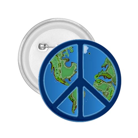 World Peace 2.25  Button from ArtsNow.com Front