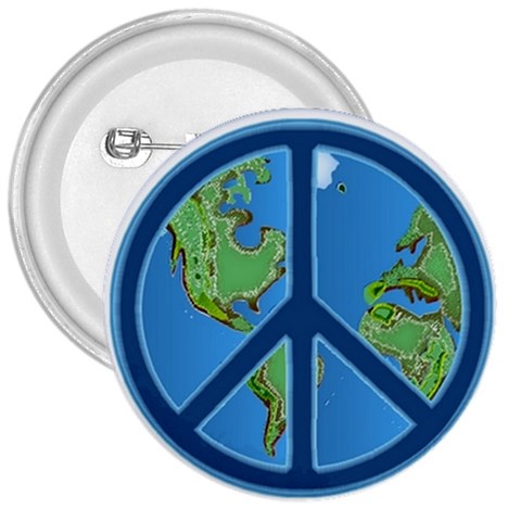 World Peace 3  Button from ArtsNow.com Front