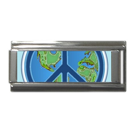 World Peace Superlink Italian Charm (9mm) from ArtsNow.com Front