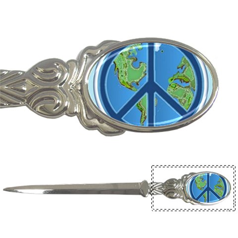 World Peace Letter Opener from ArtsNow.com Front