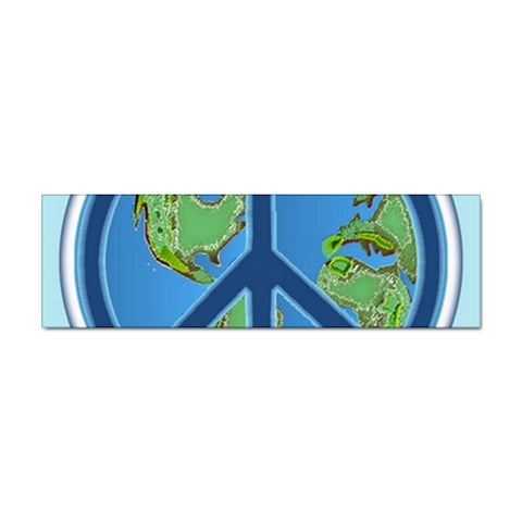 World Peace Sticker (Bumper) from ArtsNow.com Front