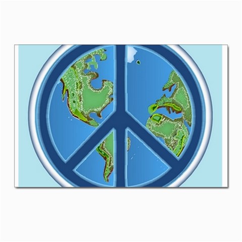 World Peace Postcards 5  x 7  (Pkg of 10) from ArtsNow.com Front