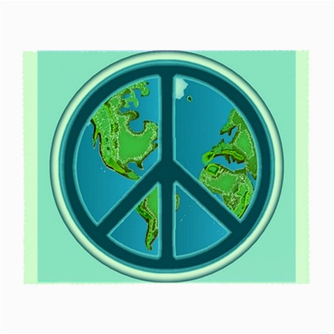 World Peace Glasses Cloth (Small) from ArtsNow.com Front