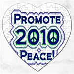 Promote Peace-2010 Jigsaw Puzzle (Heart)