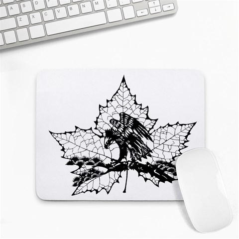 Maple & Eagle Small Mousepad from ArtsNow.com Front