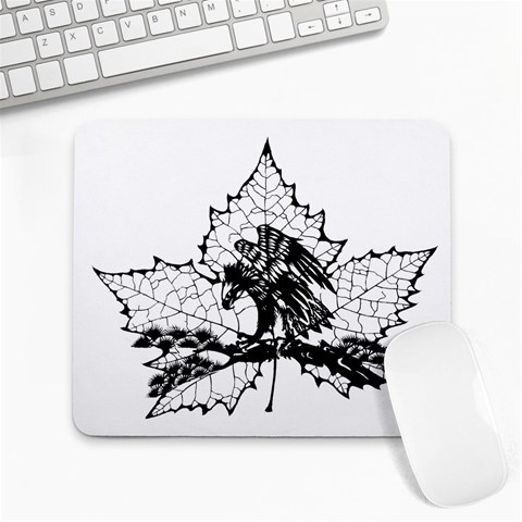 Maple & Eagle Large Mousepad from ArtsNow.com Front