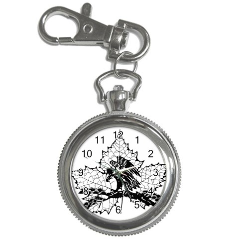 Maple & Eagle Key Chain Watch from ArtsNow.com Front