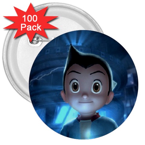 Astroboy 3  Button (100 pack) from ArtsNow.com Front