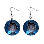 Astroboy 1  Button Earrings