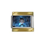 Astroboy Gold Trim Italian Charm (9mm)