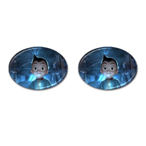 Astroboy Cufflinks (Oval) from ArtsNow.com Front(Pair)