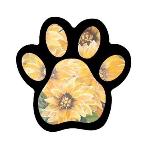 GIRASSOIS I Magnet (Paw Print) from ArtsNow.com Front