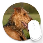 Airedale Terrier Dog Round Mousepad