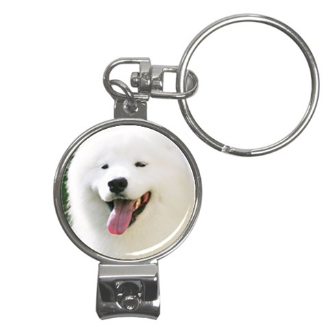 American Eskimo Dog Nail Clippers Key Chain from ArtsNow.com Front