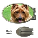 Australian Terrier Dog Money Clip (Oval)