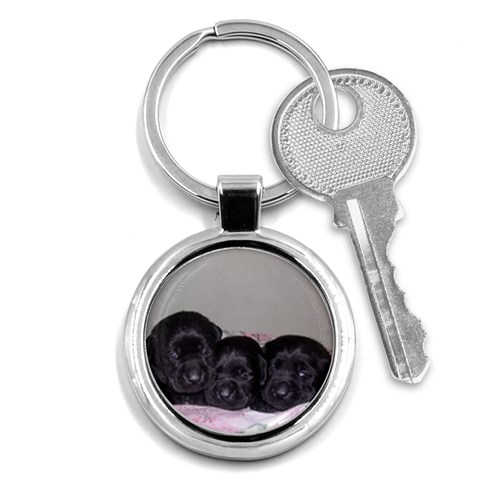 Labrador Retriever Dog Key Chain (Round) from ArtsNow.com Front