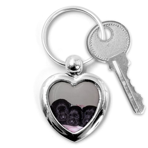 Labrador Retriever Dog Key Chain (Heart) from ArtsNow.com Front