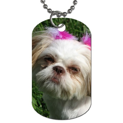 Shih Tzu Dog Dog Tag (One Side) from ArtsNow.com Front