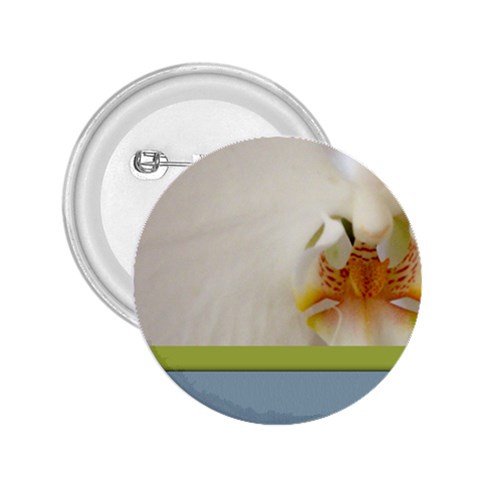 Wedding Orchid 2.25  Button from ArtsNow.com Front