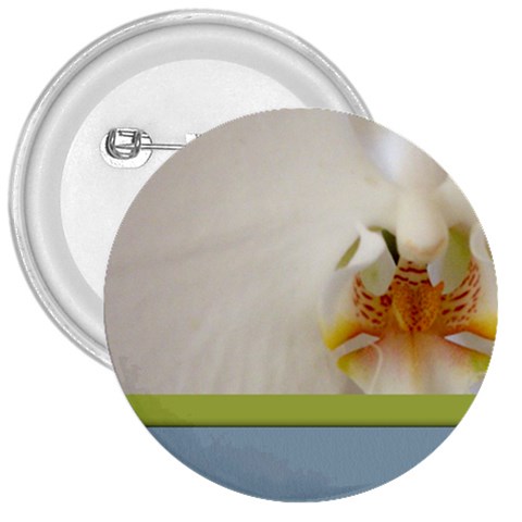 Wedding Orchid 3  Button from ArtsNow.com Front