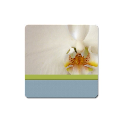 Wedding Orchid Magnet (Square) from ArtsNow.com Front