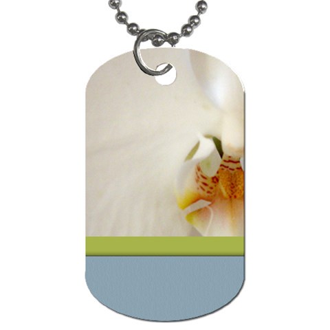 Wedding Orchid Dog Tag (One Side) from ArtsNow.com Front