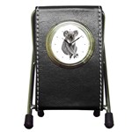 Koala Pen Holder Desk Clock