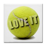 Tennis Ball Tile Coaster