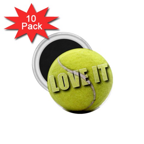 Tennis Ball 1.75  Magnet (10 pack)  from ArtsNow.com Front