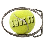 Tennis Ball Belt Buckle