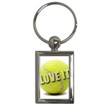 Tennis Ball Key Chain (Rectangle)