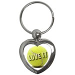 Tennis Ball Key Chain (Heart)