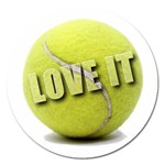 Tennis Ball Magnet 5  (Round)