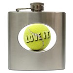 Tennis Ball Hip Flask (6 oz)