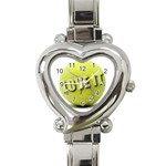 Tennis Ball Heart Italian Charm Watch