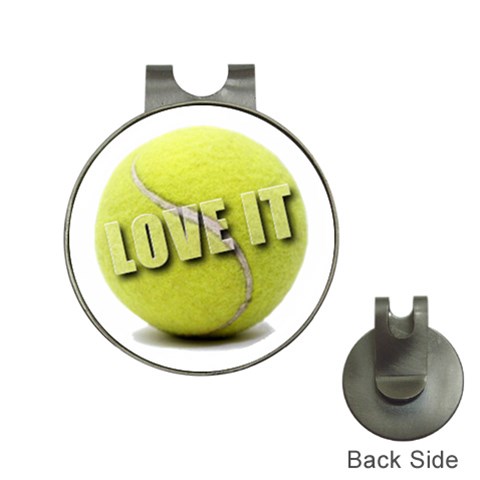 Tennis Ball Golf Ball Marker Hat Clip from ArtsNow.com Front