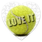 Tennis Ball Jigsaw Puzzle (Heart)