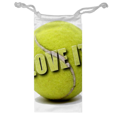 Tennis Ball Jewelry Bag from ArtsNow.com Front