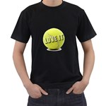 Tennis Ball Black T-Shirt