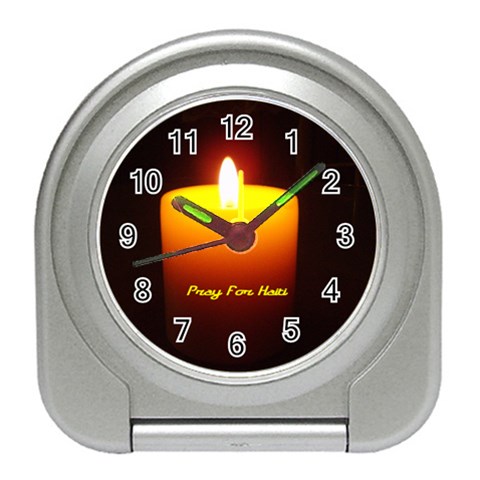 Candlelite Vigil Travel Alarm Clock from ArtsNow.com Front