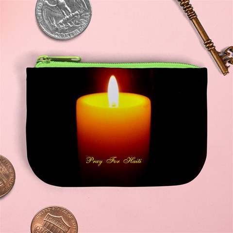 Candlelite Vigil Mini Coin Purse from ArtsNow.com Front