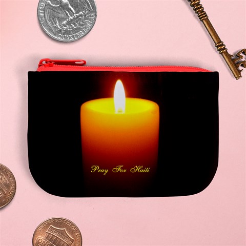 Candlelite Vigil Mini Coin Purse from ArtsNow.com Front