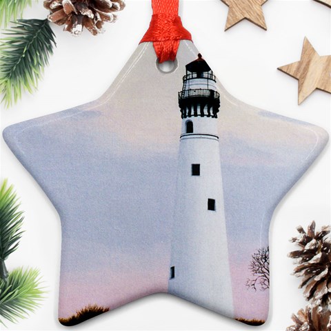 Evening s Light Star Ornament (Two Sides) from ArtsNow.com Back