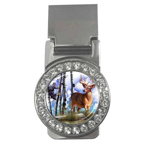 Deer Hunter Money Clip (CZ) from ArtsNow.com Front