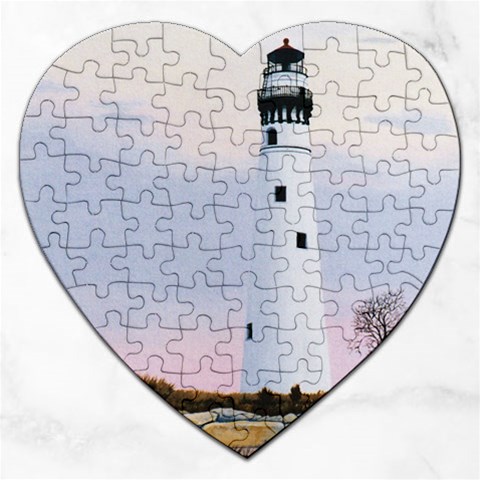 Evening s Light Jigsaw Puzzle (Heart) from ArtsNow.com Front