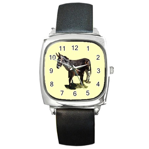 Jennyfoal Square Metal Watch from ArtsNow.com Front