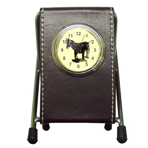 Jennyfoal Pen Holder Desk Clock from ArtsNow.com Front