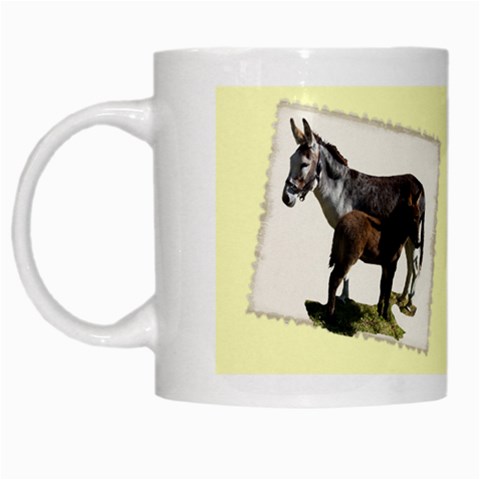 Jennyfoal White Mug from ArtsNow.com Left