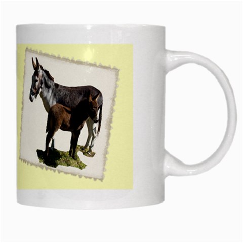 Jennyfoal White Mug from ArtsNow.com Right